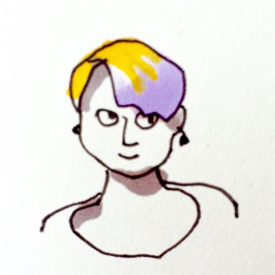 Kim Krech Self Portrait